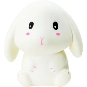 White Bunny Squishys – Jumbo Slow Rising Animal Squeeze Rabbit Toy, Super Soft and Cute Stress Relief Gift for Kids & Adults (White Rabbit)
