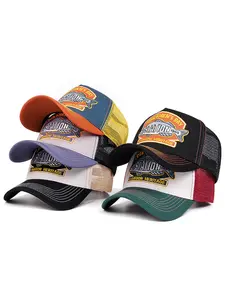 2026 New Fashionable Creative Baseball Hat STATION Fish Embroidered Truck Hat Street Hip Hop Skateboarding Hat Outdoor Leisure Sports Sunshade Hat Daily Commuter Decorative Hat Male Female Same Style Mesh Hat