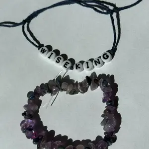 THIRD EYE CHAKRA KING GEMSTONE AND CORD BRACELET SET!