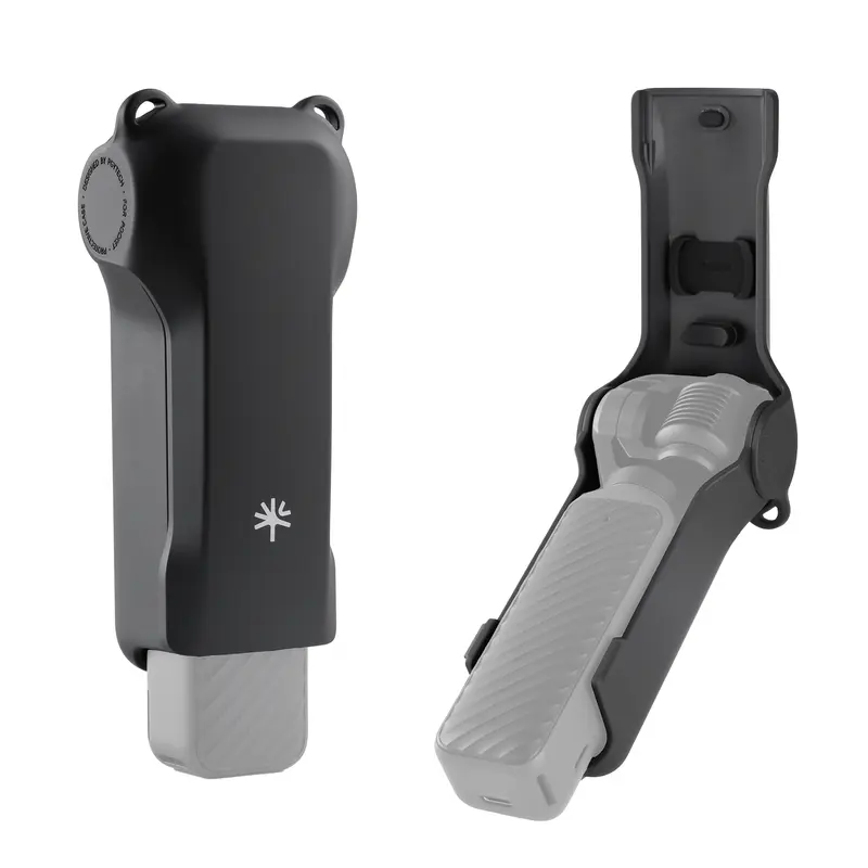 PGYTECH Protective Case Cover for DJI Osmo Pocket 4/3 Xtra Muse Camera - Handheld Gimbal Accessory with Lens & Screen Protection, Snap-Lock Quick Access, Anti-Slip Grip, Wrist Strap, Filter Slot, Shockproof for Travel Vlogging