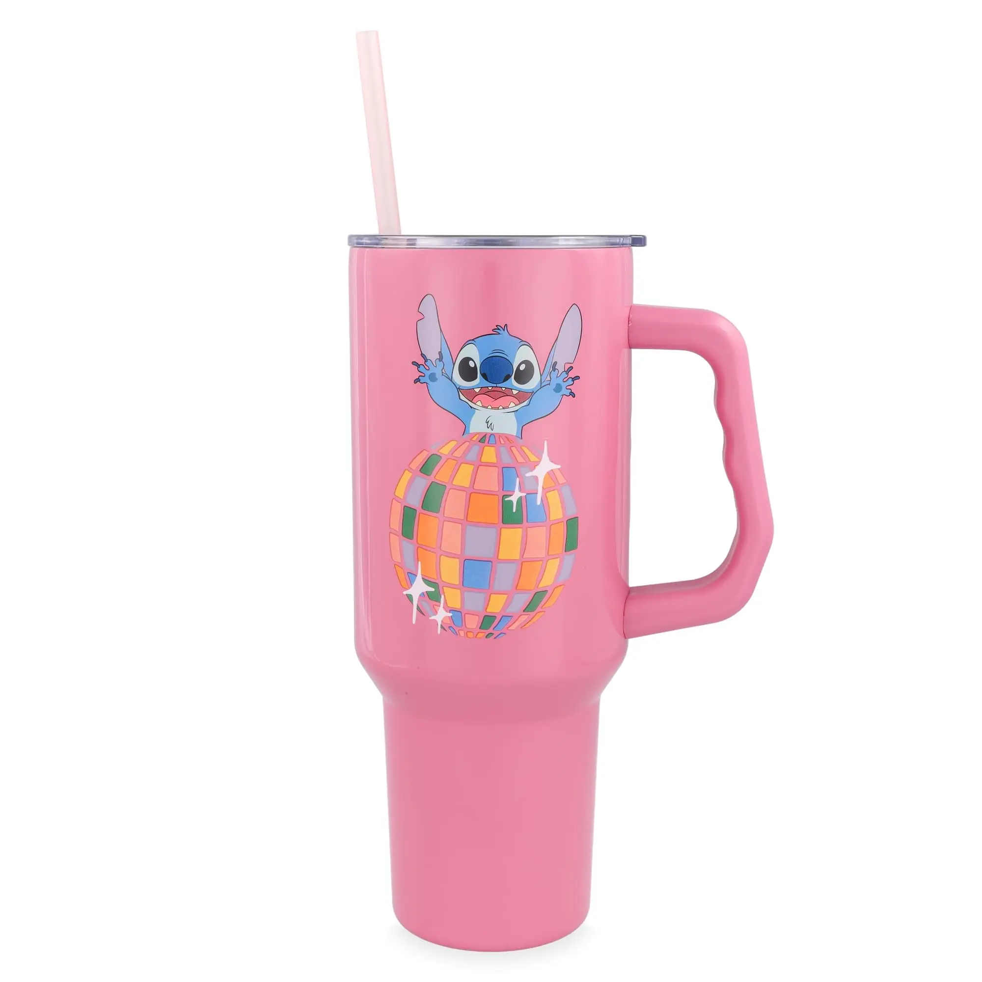 Disney Lilo & Stitch "Life Is A Party" 40-Ounce Stainless Steel Tumbler Disney Lilo & Stitch "Life Is A Party" 40-Ounce Stainless Steel Tumbler