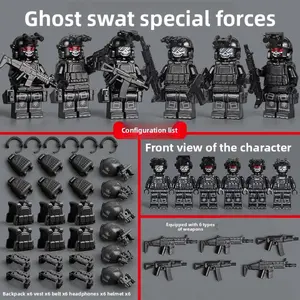 World War Ii Interactive Building Blocks, Dolls, Plush Toys, Mini Dolls, Toys, Cartoon Characters, Fun Educational Playset