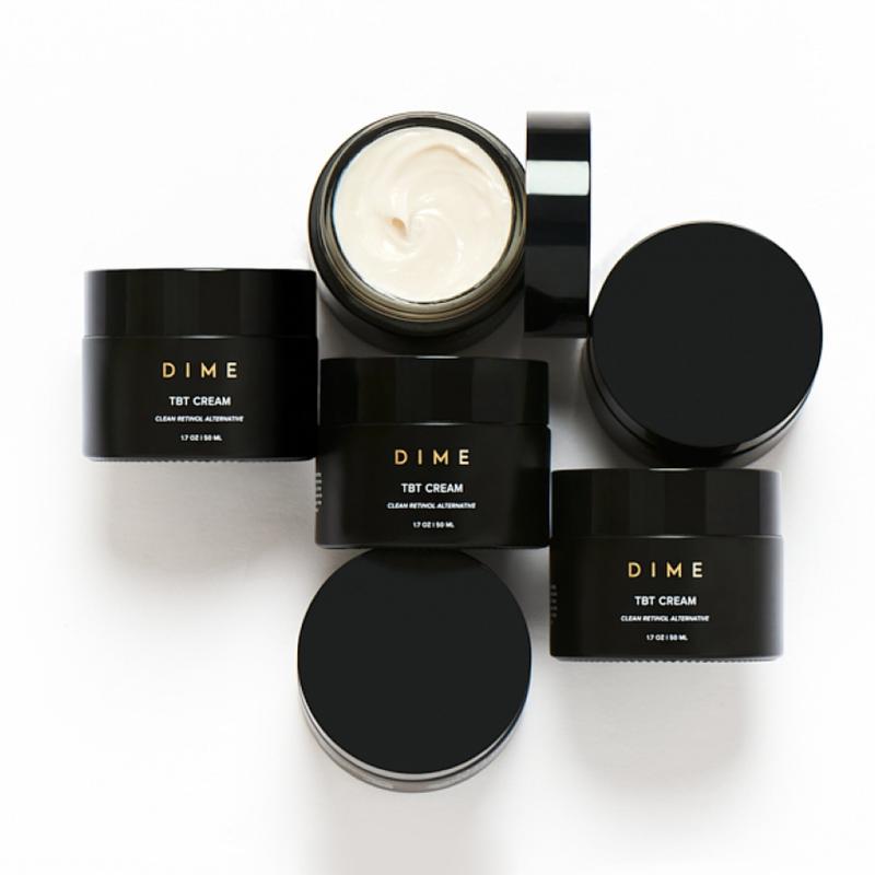 DIME TBT® Cream - Clean Retinol Alternative for Hydration, Skin Rejuvenation & Firming - Vegan, Cruelty-Free with Bakuchiol & Apple Fruit Stem Cell Extract - 1.7 oz / 50 ml