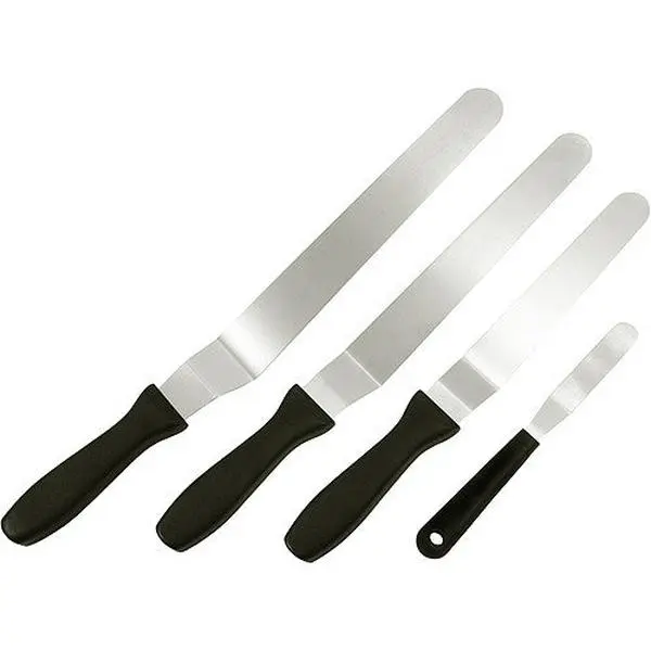 Fat Daddio's Stainless Steel Offset Spatula, 10in Offset