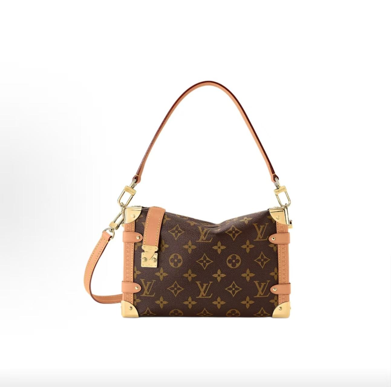 Pre-owned Louis Vuitton Monogram Side Trunk MM Crossbody Shoulder Bag