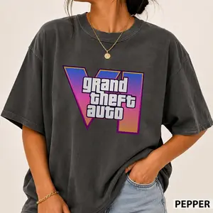 GTA 6 Unisex Shirt, Grand Theft Auto VI Graphic Tee, Vintage Gaming T-Shirt