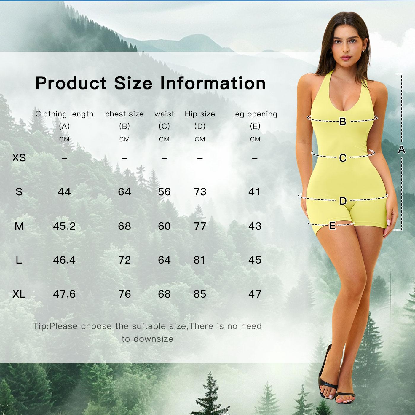 TENWOLF Women's Halter V-Neck Romper, Stretchy Shaping Yoga Jumpsuit with Slim-Fitting Butt-Lifting Shorts for Workouts, Stretchy Sports Outfit, Activewear Jumpsuit, Gym, Rompers For Women, Female, Sportswear Jumpsuits, Training Jumpsuit