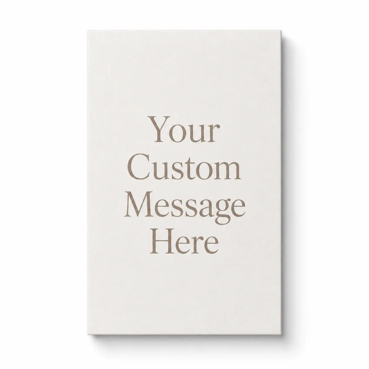 Hanging Personalized Canvas Wall Art - Custom Names, Photos & Design Option - Perfect Anniversary Home Decor Gift
