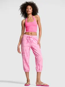 PINK Campus Fleece™ Capri Jogger Sweatpants PINK Campus Fleece™ Capri Jogger Sweatpants