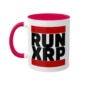 XRP, Ripple, crypto currency, gift , holiday Mug ,christmas, Ceramic Drinkware Coffee Washable