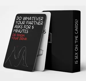 Drunk Lovers Couples Drinking Game - Drunk Desires Card Game, 50 Creative Date Night Cards for Adults 18+