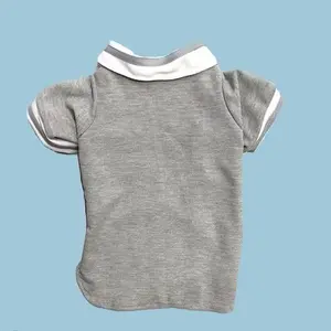 Grey Collared Shirt for Dogs