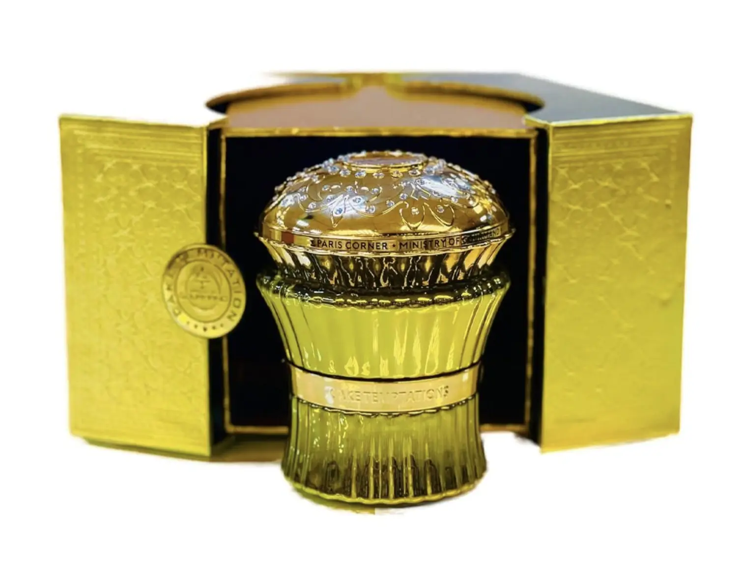 Paris Corner Ministry of Gourmand Cake Temptation EDP - Sweet Fruity Gourmand Women's Fragrance, 3.4 fl oz Spray