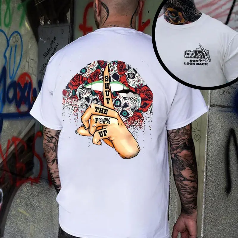 Silence Mode Graphic Tshirt, Vintage Streetwear Round Neck Shortsleeve for Men and Women with a Bold Attitude, Tee, Menswear, Casual Wear, Full Sizes, Bold Graphics, Flattering Fit, Original, Fashion, Retro, T-Shirt, Tops, Party, Clothes