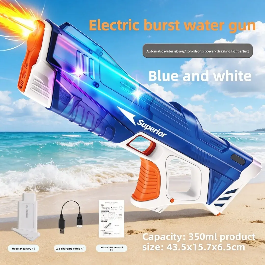 2026 New Self - Loading Electric Water Gun Auto - Suction Long Range Water Pistol for Kids Summer Water Play & Water Fight