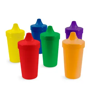 No-Spill Sippy Cup Set USA Made from Recycled Materials