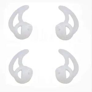 Fin Ear Mold for Two Way Radio Earpiece Replacement Earmold Earbud Tips for   Earpiece Coil Tube Headset (2 Pair Fin Small)