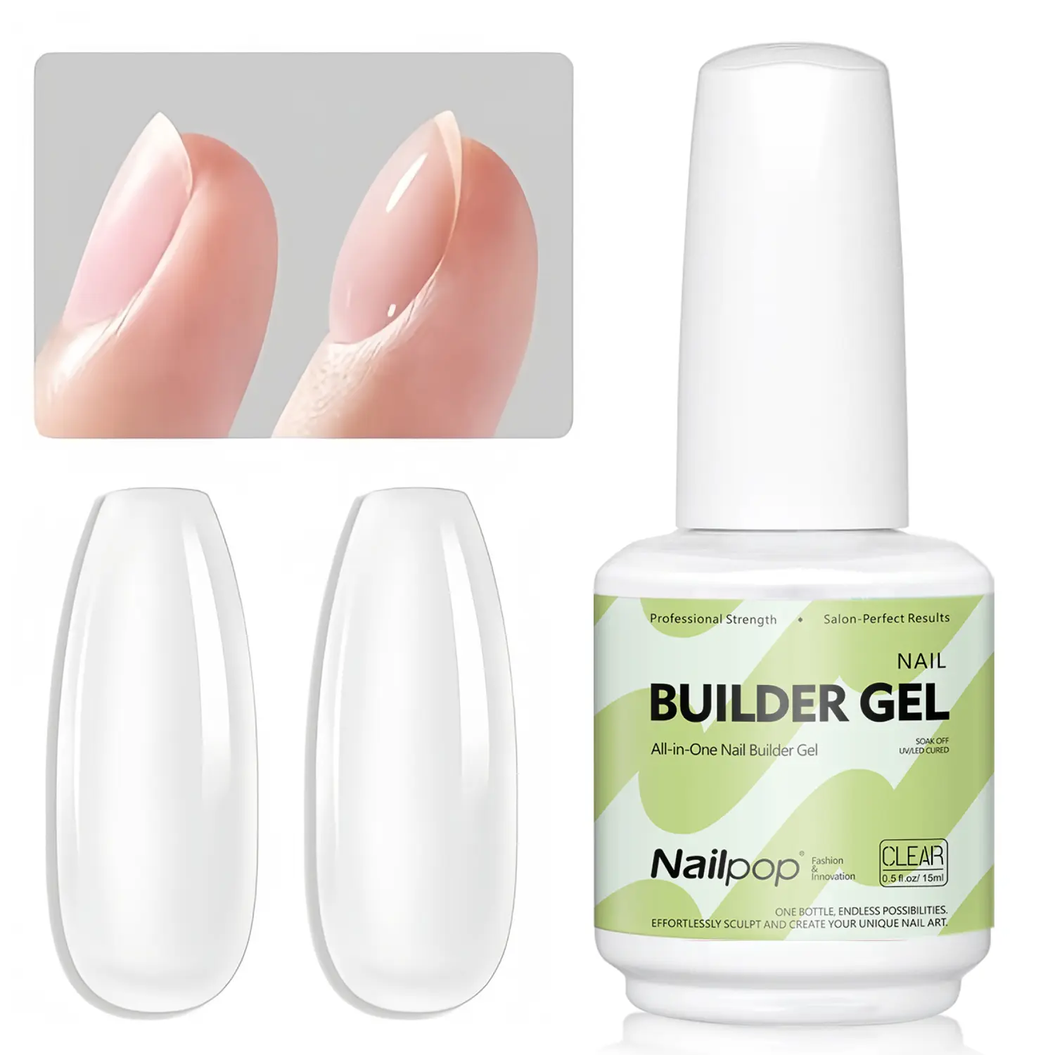 7in1 Builder Gel for Nails Professional 15ml MultiFunctional Gel for Extension Sculpting Strengthening Repair Choose from Various Shades for SalonQuality Manicures at Home