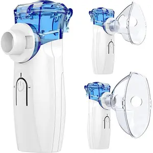 Portable Nebulizer - Nebulizer Machine for Adults and Kids Travel and Household Use, Handheld Mesh Nebulizer for Breathing Problems