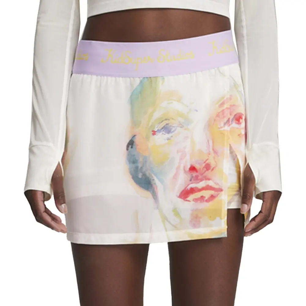 PUMA Womens X Kidsuper Mini Skirt Casual Casual - Beige
