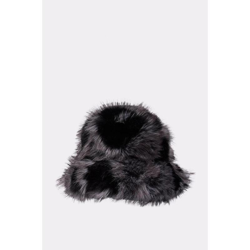 ARLO FAUX FUR BUCKET HAT