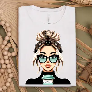 5-Pack or 10-Pack Girl Boss DTF Heat Transfer - DIY TShirt Printing