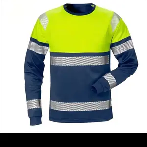 OSHA Approved Type R High Visibility Construction Shirts with Reflective Stripes for Safety class 3 work wear.