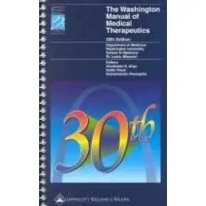 USED-The Washington Manual of Medical Therapeutics by Washington University School Of Medicine (Unknown)