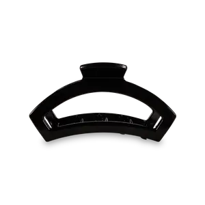 TELTIES - Jet Black - Medium - Open Hair Claw - Strong Grip