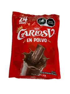 Nestle Carlos V Chocolate Drink Powder (24 Servings) – Mexican Hot Chocolate Mix 345g