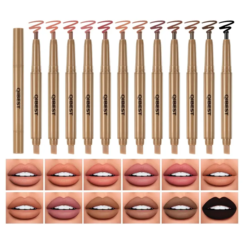 1PC matte lip liner is smooth, easy to apply, waterproof, non smudging, non staining, and natural makeup effect, Cosmetic Lip Liner