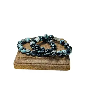 Robin Dawkins "Remi" RSC Genuine Stone Bracelet - Handcrafted Semi-Precious Stones on Strong Cords - 7.5 Inch Length for Daily Wear or Special Occasions