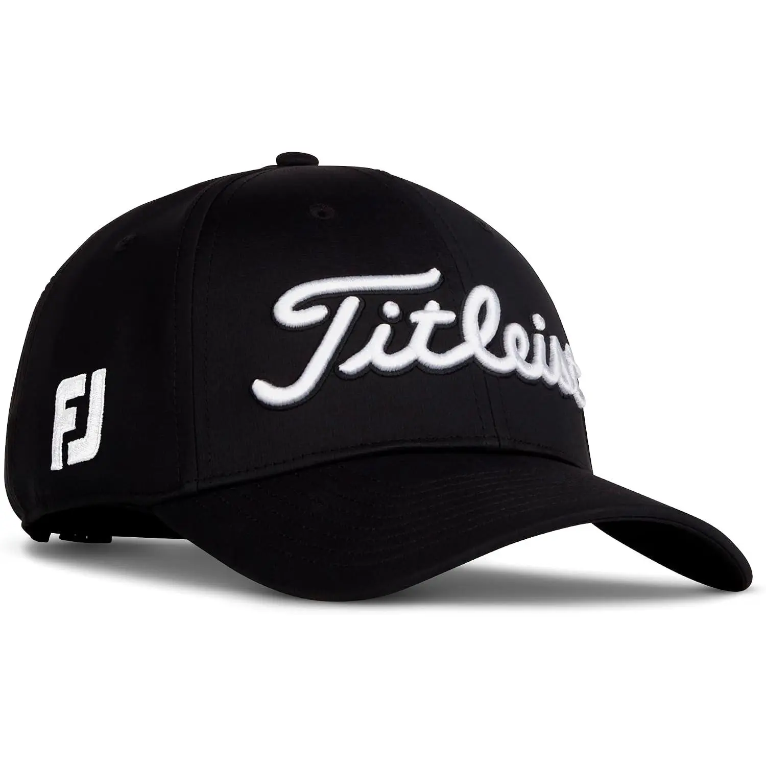 Titleist Mens Tour Performance Golf Hat Black/White