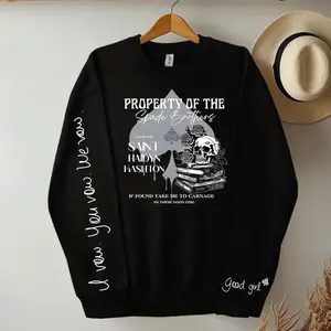 Property Of The Spade Brothers T-Shirts, Crewneck Sweatshirts & Pullover Hoodie, The Lords Book Series Hoodie, Carnage Madness Chaotic Sweater, Dark Romance Merch ETEG
