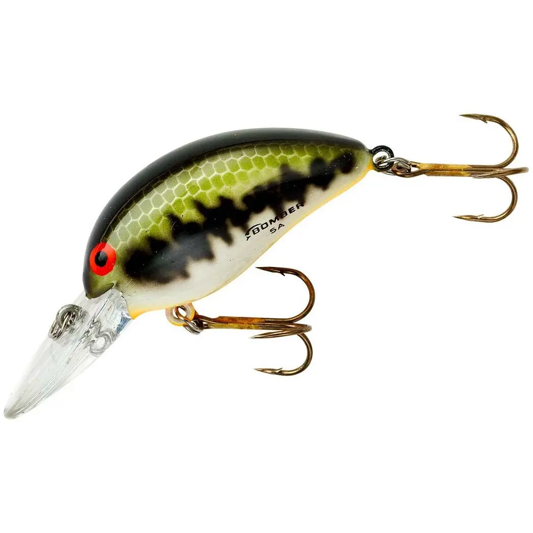 Bomber Model 5A Shallow-Medium Diving Crankbait - Tight Wiggle Action for Shallow Fishing