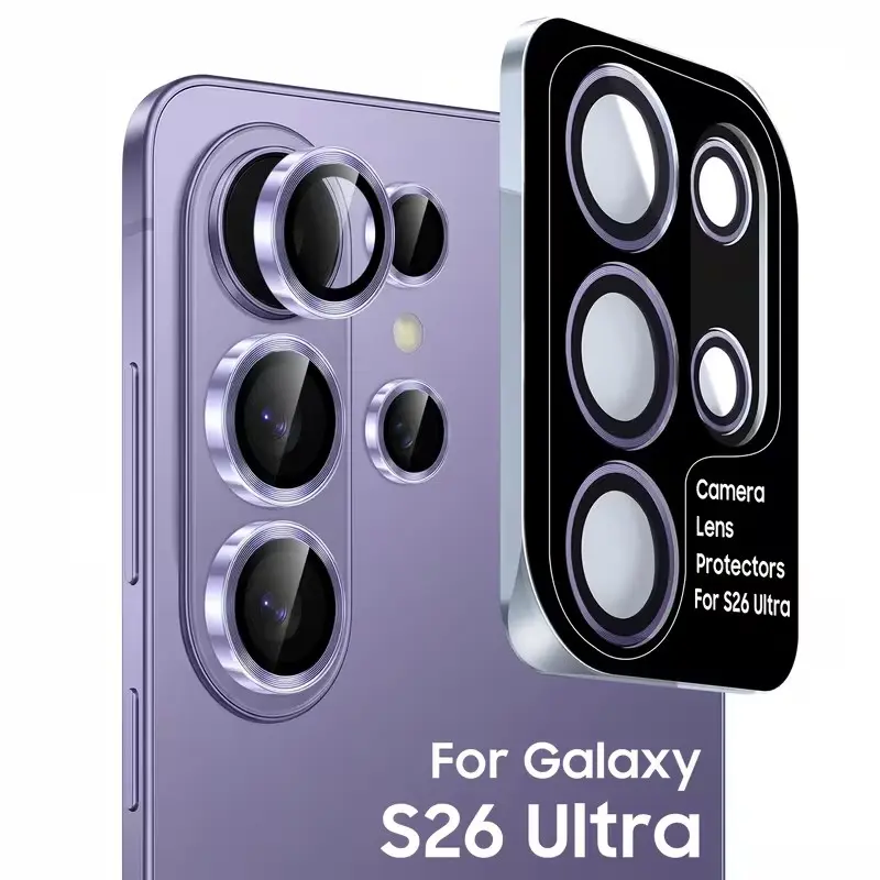 Samsung Galaxy S26 Ultra Original Color Lens Protection Film with Alignment Board, Secure Fit Camera Guard Accessory, Cellphone Accessories
