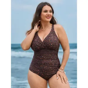 【Summer Turn-Up】【Tummy Control】BLOOMCHIC Plus Size Wild Side Tummy-Control One-Piece Swimsuit [M-6X] 2026 Summer Pick for Mother's Day