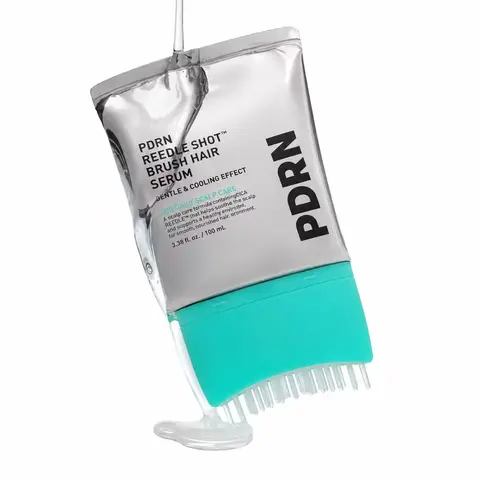 PDRN Reedle Shot Hair Brush Serum with Original Liquid Microneedling & PDRN | Large-Capacity Full Scalp Care, Hair Thickening, Fuller-Looking Hair & Daily Root Care | Hairline, Roots, Baby Hair & Dry Scalp | Korean Haircare