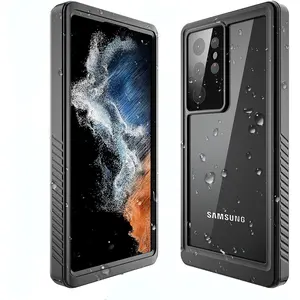 Samsung Galaxy S22 Ultra Case, 6.8inch 360°Full Body Heavy Duty Dustproof Shockproof Case Cover for Samsung Galaxy S22 Ultra, Samsung S22 Ultra Waterproof Case with Built-in Screen Protector