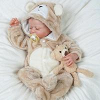 20-inch Noah Sleeping Full Vinyl Body Boy