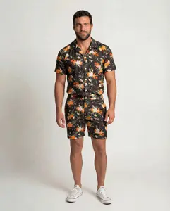 Tropical Black Romper