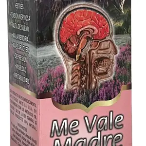 Me Vale Madre Caps - Relaxing Anti-Stress Supplement for Mental Health & Fitness - Versatile Gift for Friends & Family - Edible Dietary Aid - Healthcare