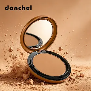 Soft Matte Bronzing Powder, Bronzer, Buildable Natural Warmth for Sunkissed Glow, Long-Wear & Crease-Free, Mirror & Puff Included, 6 Shades, Ideal for Daily Contour