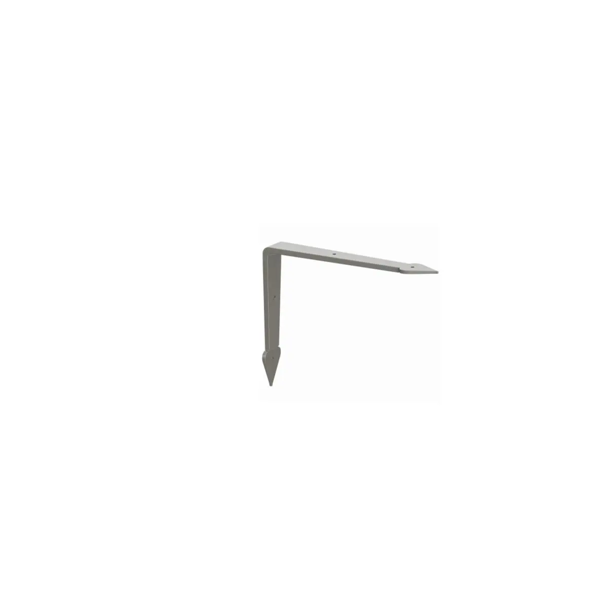 212 MAIN Knape & Vogt Manufacturing 268969 8-in. Metal Deco Shelf Bracket - 50lbs Max Capacity, Wall Installation, Decor Shelves Accessory