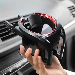 Universal Air Outlet Cup Holder Mobile Phone Rack High Stability ABS Car Cup Holder Easy To Install Anti-shake Automotive Air Vent Bottle Holder