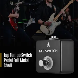 MOSKY TAP SWITCH Electric Guitar Switch Pedal Momentary Footswitch 1/4" Jack