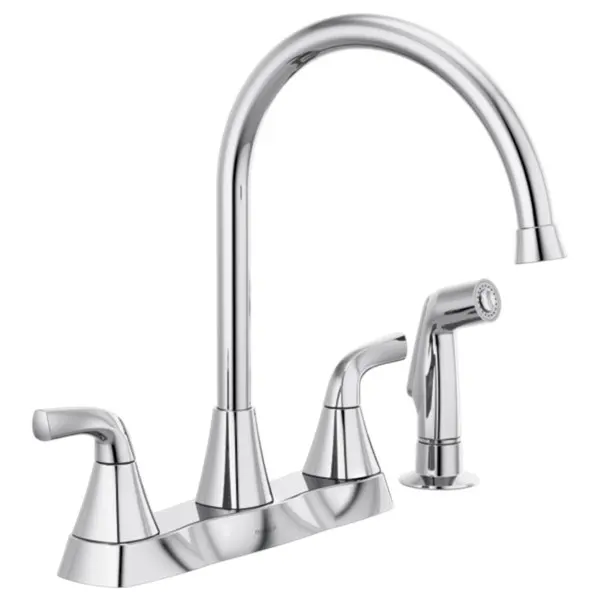 Delta Faucet P2835LF Peerless Two Handle Kitchen Faucet, Chrome