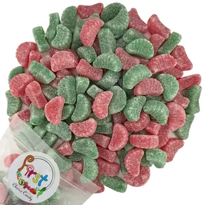 FirstChoiceCandy Christmas mix Fruit Slices Jelly Wedges Candy, Gummy and Sugar Flavored Jelly Candy, Fruit Slices Candy, Delicious Fruit Slices for Occasions