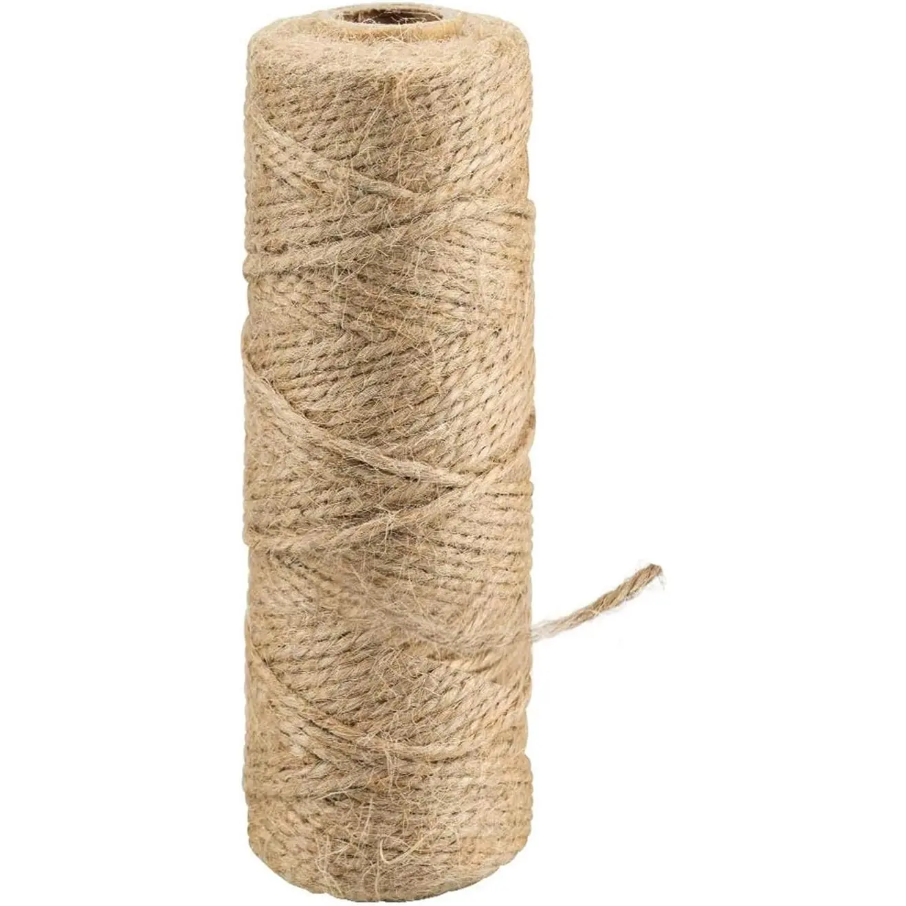 Jute Twine 3ply 2mm Diameter Burlap Ribbon Gardening String Heavy Duty Arts and Crafts or  Wrapping  (164 ft)