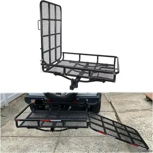 Mobility Carrier Wheelchair Electric Scooter Rack Hitch Disability Medical Ramp 500Lbs Capacity